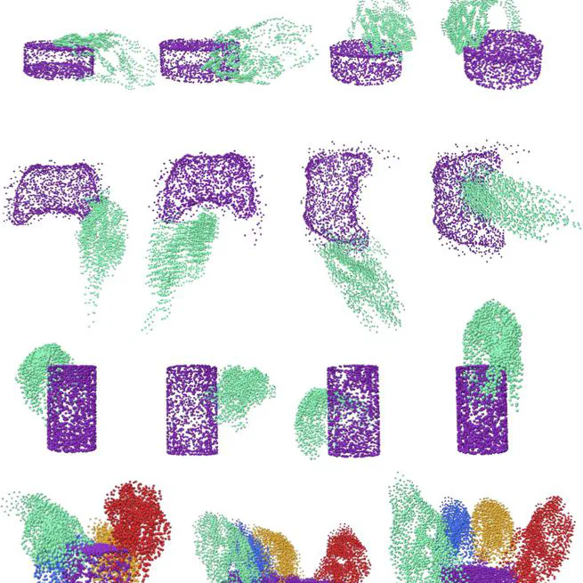 GraspPC: Generating Diverse Hand Grasp Point Clouds on Objects